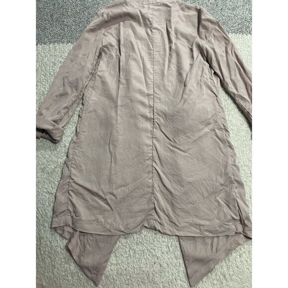 Eliane Rose Tencel Long Sleeve Open Front Cardigan Womens Size XS Waterfall Pink - Picture 7 of 12